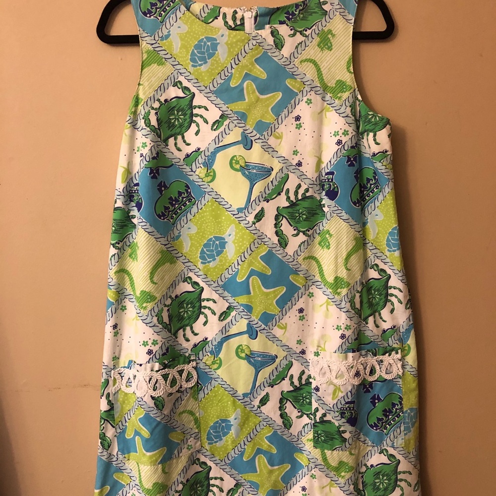 Lilly Pulitzer Crabs and Crowns Shift